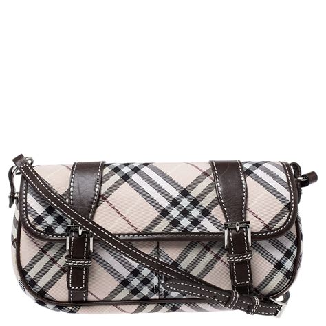 burberry blue label purse|burberry check shoulder bag.